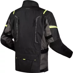 LS2 NARVIK FÉRFI KABÁT SZÜRKE FEKETE H-V SÁRGA 3XL