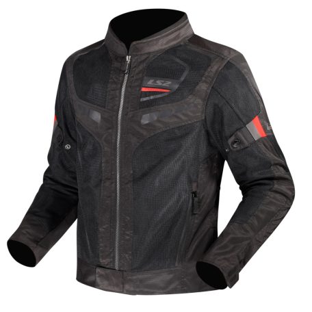 LS2 GARDA AIR MAN JACKET BLACK RED XXL