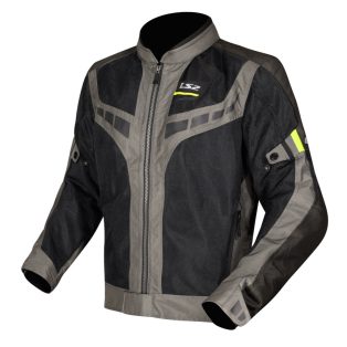 LS2 GARDA AIR MAN JACKET GREEN BLACK H-V YELLOW 4XL