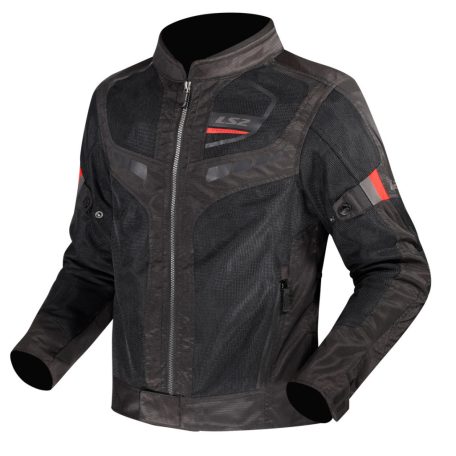 LS2 GARDA AIR MAN JACKET BLACK RED