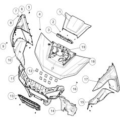 FRONT PLASTIC PARTS