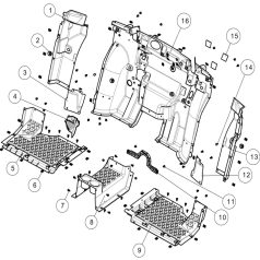 COCKPIT FOOT PEDAL PARTS