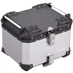 LS2 ALUCASE Silver 45l for rear rack with metal base