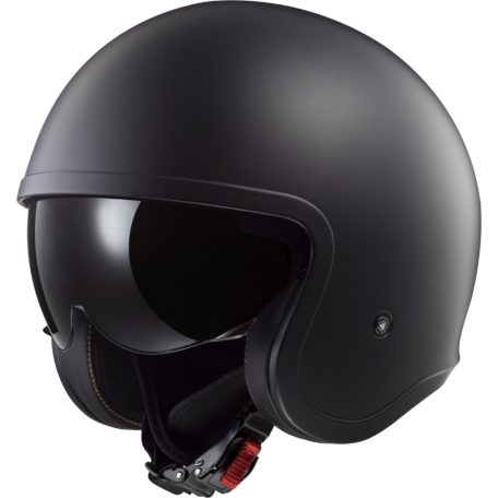 LS2 OF599 SPITFIRE II SOLID MATT BLACK-06 XS