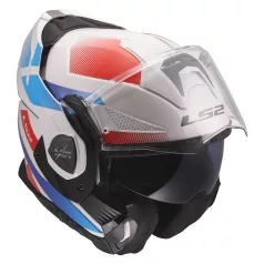 LS2 FF901 ADVANT X NOVA FEHÉR KÉK PIROS-06 XL