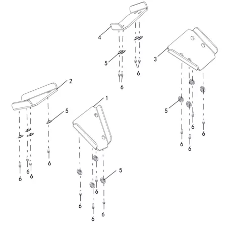OPTIONS (LOWER A-ARM BOARD GUARD ASSY 4mm)