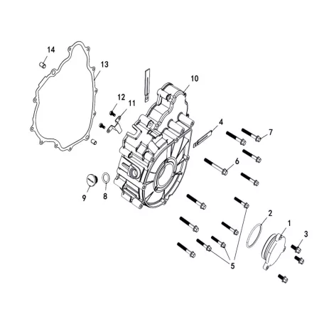 LEFT CRANKCASE COVER