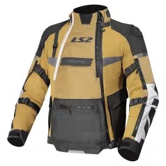 LS2 X-MASTER FÉRFI DZSEKI HOMOKSZÍNES FEKETE SZÜRKE 4XL
