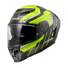 LS2 FF807 DRAGON TRAX H-V SÁRGA XXS