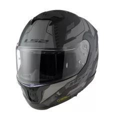 LS2 FF808 STREAM II SHADOW M.TITANIUM GREY-06 XXS
