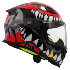 LS2 FF812 GYEREK PUNK SZÜRKE PIROS L