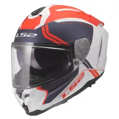 LS2 FF817 CHALLENGER II TITAN FEHÉR KÉK PIROS S