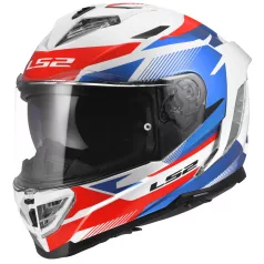 LS2 FF818 STORM III KOMAI FEHÉR KÉK PIROS XL