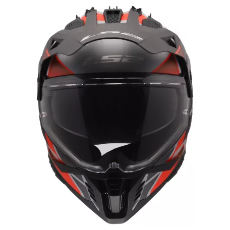 LS2 MX702 PIONEER II BLOCK GREY RED-06 S