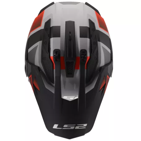 LS2 MX702 PIONEER II BLOCK GREY RED-06 XS