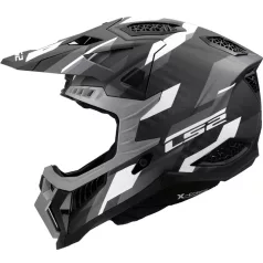 LS2 MX703 X-FORCE PHANTOM FEKETE SZÜRKE-06 M