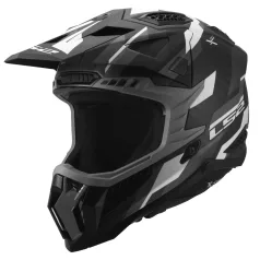 LS2 MX703 X-FORCE PHANTOM FEKETE SZÜRKE-06 XS