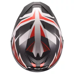 LS2 FF820 RAPID III XTREM FEHÉR FEKETE PIROS S