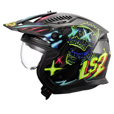 LS2 OF606 DRIFTER RAYZ FEKETE KÉK-06 XL