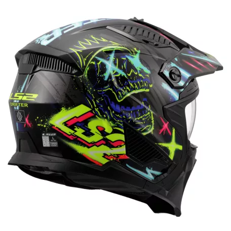 LS2 OF606 DRIFTER RAYZ FEKETE KÉK-06 XL