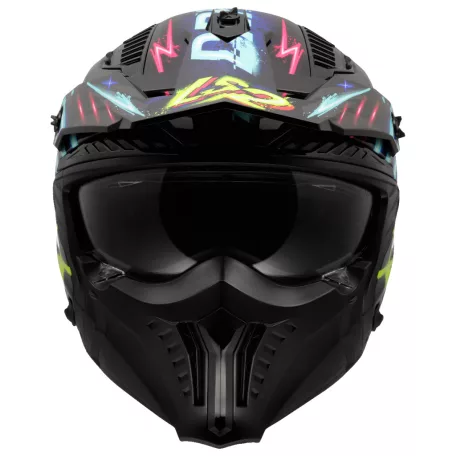 LS2 OF606 DRIFTER RAYZ FEKETE KÉK-06 XXL