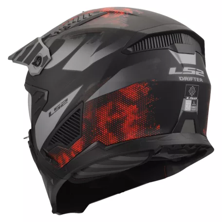 LS2 OF606 DRIFTER GAS GREY PIROS-06 XL