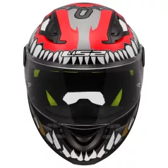 LS2 FF812 GYEREK PUNK SZÜRKE PIROS S