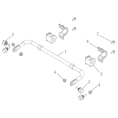 SHOCK ABSORBER REAR