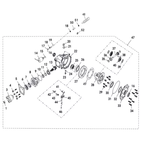 REAR AXLE ASSY