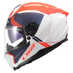 LS2 FF817 CHALLENGER II TITAN FEHÉR KÉK PIROS L