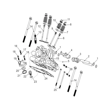 CYLINDER  HEAD Ⅱ (REAR)
