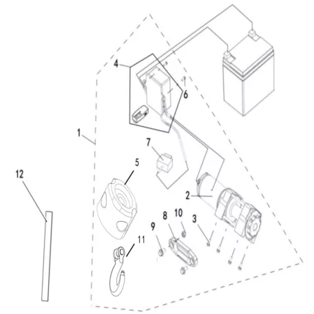 WINCH (EMERGENCY STOP FUNCTION)