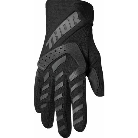 THOR GLOVE SPCTRM YTH BK LG gyerek motoros kesztyű
