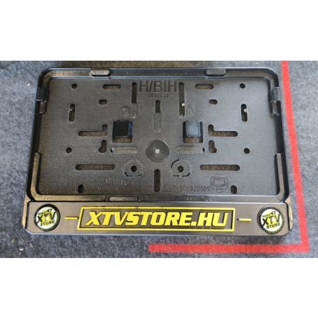 Műanyag rendszámtábla tartó 3D-Xtvstore