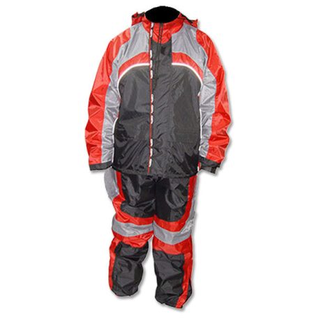 Access Esőruha Fekete/Piros XXXXL