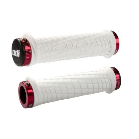 Odi Markolat Troy Lee Designs Signature ATV / QUAD Lock-On Bonus Pack White W/Piros Clamps