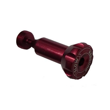 Csökkentési beállítási alkatrész: gomb, RD Adjust (3/8-32 UNEF-2A,1.450TLG)AI 7075,Red Ano III