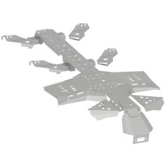   Haspáncél teljes szett (alumínium): CanAm G2 Outlander 6x6: (2017-2018)