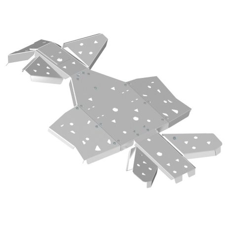 Haspáncél teljes szett (alumínium): Yamaha Kodiak 450: (2017+)