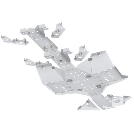 CanAm G2 Outlander 6x6 MAX - Haspáncél teljes szett alumínium: (2017-2018)