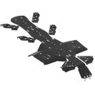 CanAm G2 Outlander 6x6 MAX: - Haspáncél teljes szett műanyag: (2017-2018)