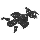 Haspáncél teljes szett (műanyag): CanAm G2 Renegade: 2019-2022