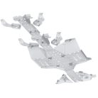 CanAm G2 Outlander 6x6 MAX - Haspáncél teljes szett alumínium: (2019+)