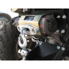 Hátsó csörlőre szerelhető munkaeszköz tartó adapterek: Dinli