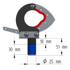 Gyorskioldó bilincs: (rögzítőhorgony)