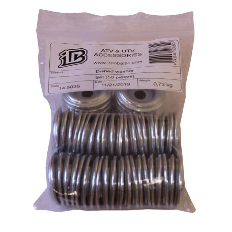 Alátétkészlet: (50 db / szett): Haspáncélokhoz