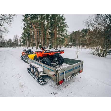 Pótkocsi skis: ( 2 axle Pótkocsi ): adjustable width: road & offroad tyres