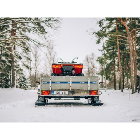 Pótkocsi skis: ( 2 axle Pótkocsi ): adjustable width: road & offroad tyres