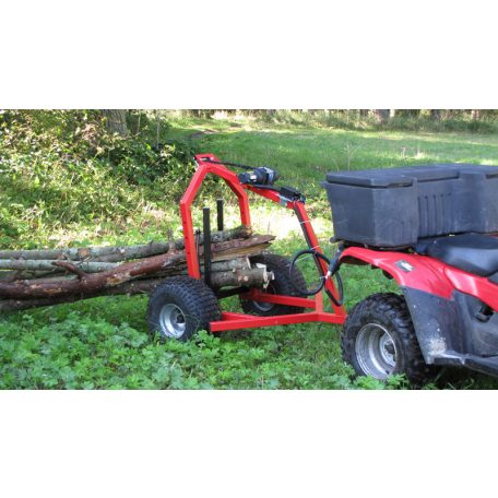 Vontatható rönkszállító