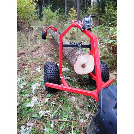 Vontatható rönkszállító